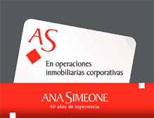 Tablet Screenshot of anasimeone.com